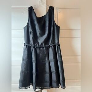 Black Taylor Taffeta Dress